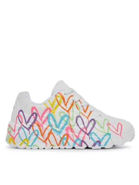 Sneakersy Skechers białe