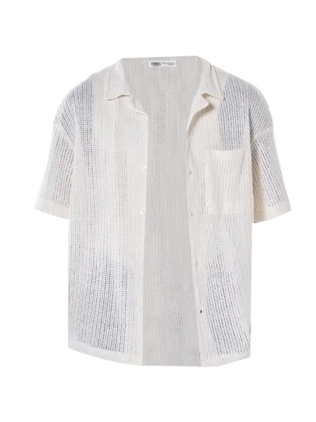 VAMOS CLO Cămașă Lithodora murdar alb