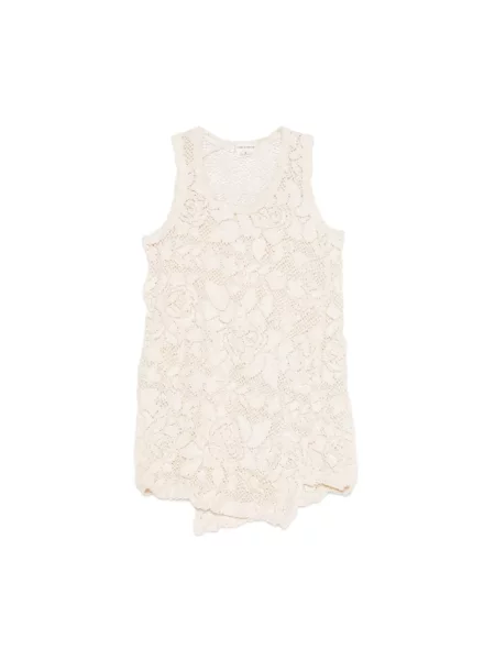 Top Comme Des Garcons bez rękawów beżowy