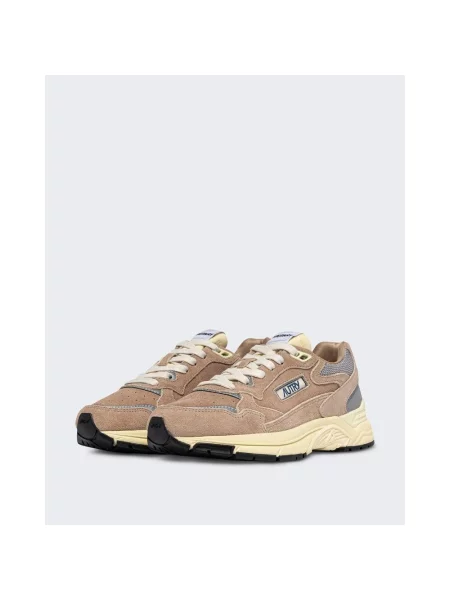 Sneakersy Autry skórzane brązowe