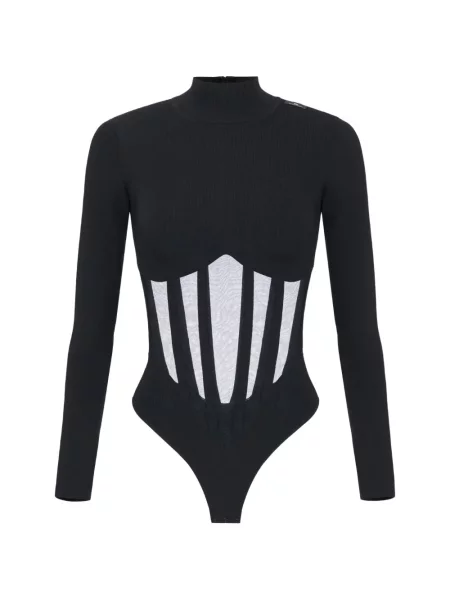 Body Elisabetta Franchi tricotate negru