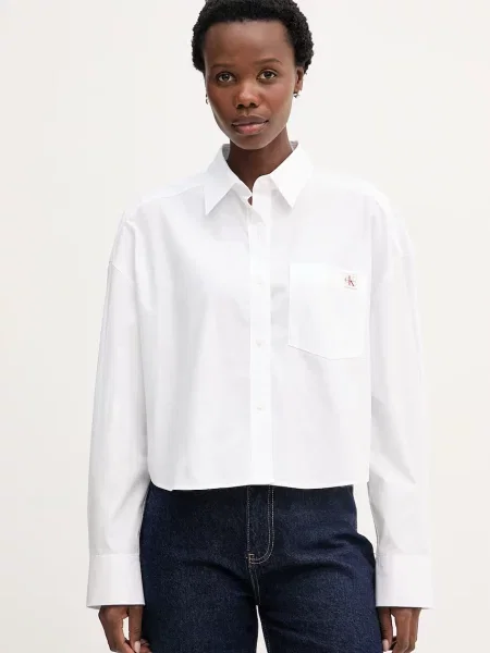 Calvin Klein Jeans Cămașă alb