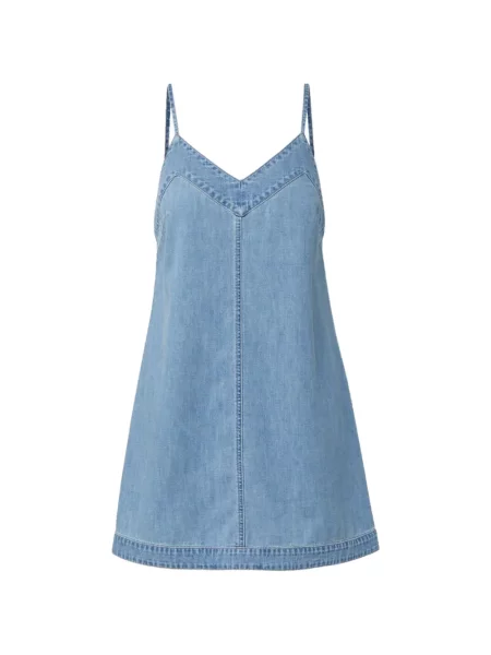 Rochie din denim Veronica Beard albastru