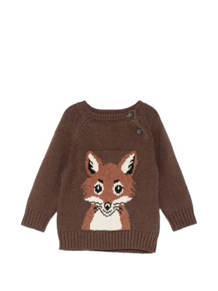 Sweter dziecięcy Molo brązowy