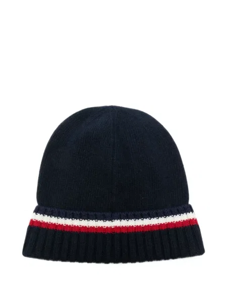 Czapka dziecięca Moncler Enfant niebieska