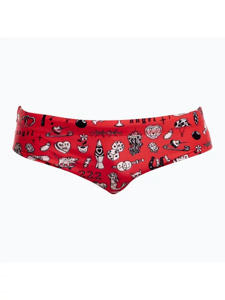 Slipuri de înot pentru bărbați Funky Trunks Classic Brief scribbles