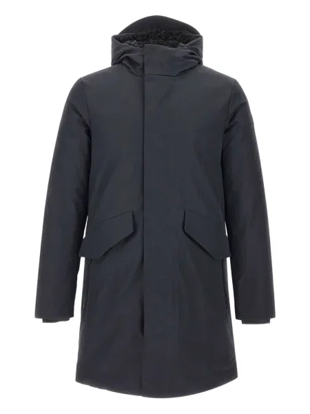 Geacă parka Save The Duck cu glugă albastru