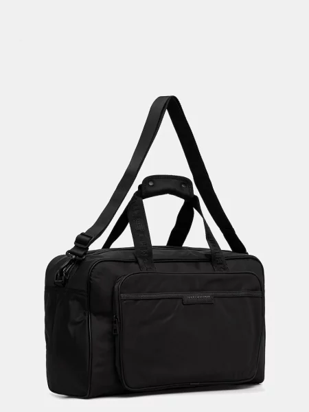 TOMMY HILFIGER Geantă de weekend negru