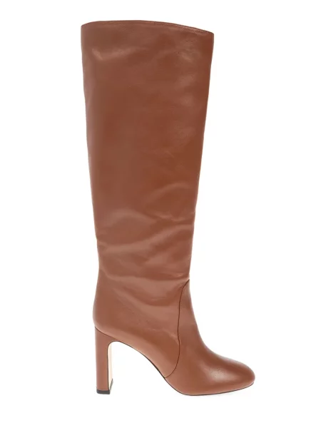 Botine Stuart Weitzman din piele maro