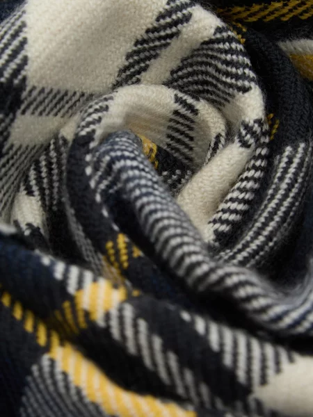 Шерстяной клетчатый шарф Tommy Hilfiger