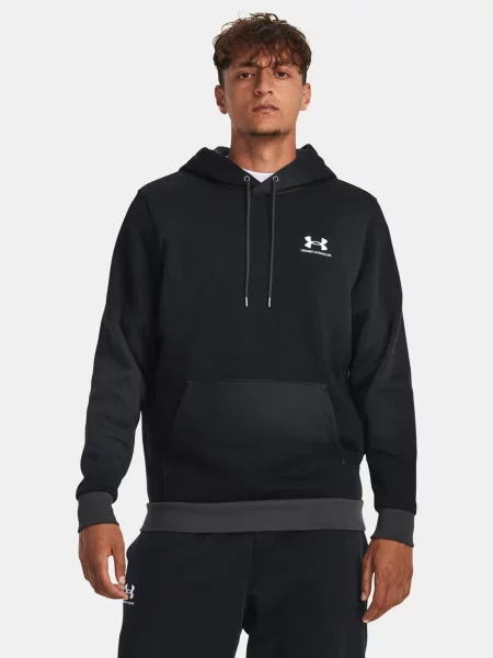 Hoodie Under Armour črna