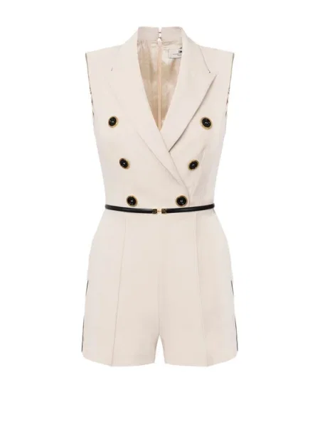 Elisabetta Franchi Salopetă bej