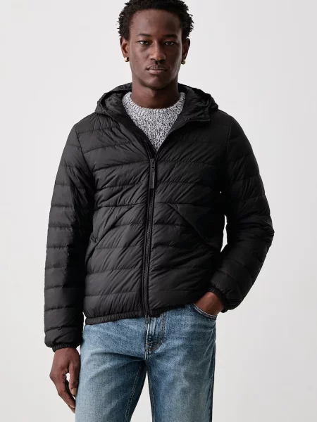 Woolrich πουπουλένιο μπουφάν ανδρικό μαύρο