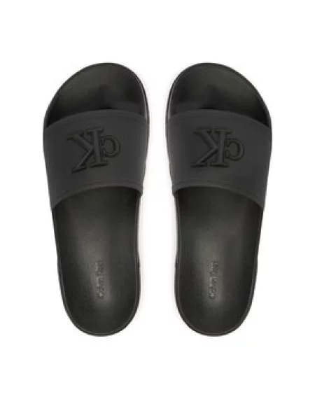 Calvin Klein Natikači Ess Slide Tpu črna