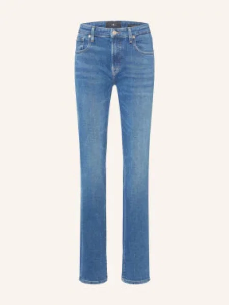 7 For All Mankind Jeansy Skinny The Slim blau