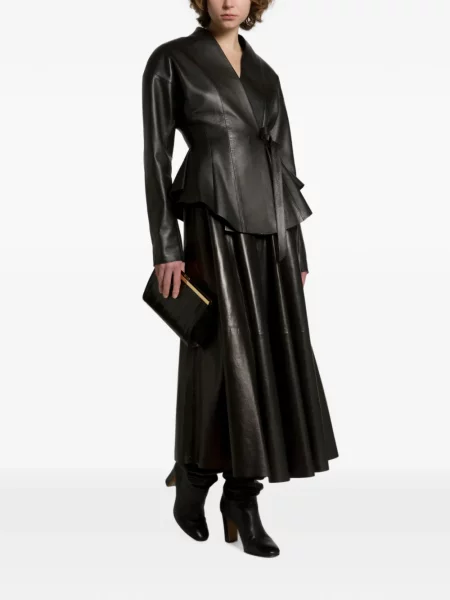 Fustă midi Alberta Ferretti negru