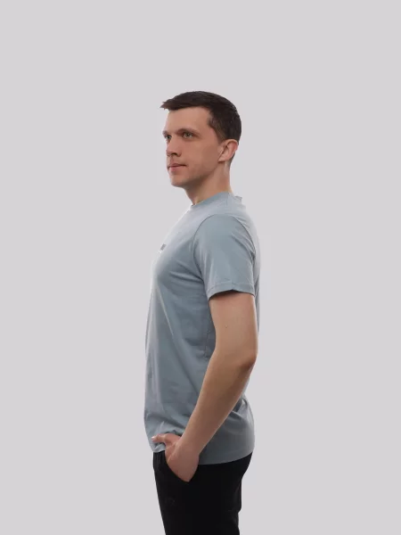 Футболка Adrian голубая