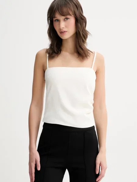 HUGO top z viskozo Cabivea bež