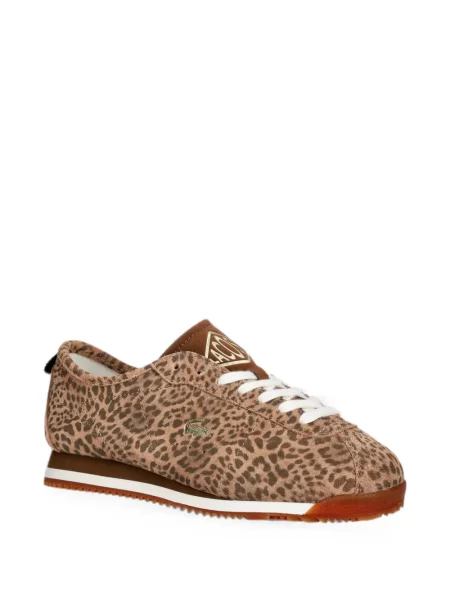 Sneakerși Lacoste cu imagine cu model leopard