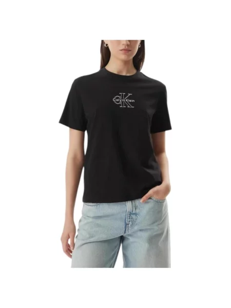 Majica Calvin Klein Jeans crna