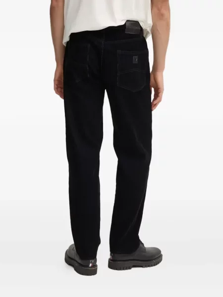 Manšestrové kalhoty Armani Exchange černé