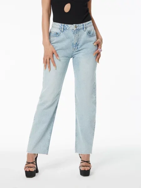 ABOUT YOU x Alina Eremia Jeans Leona deschis albastru