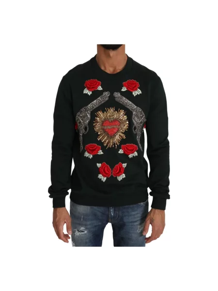Bluza Dolce And Gabbana w serca zielona