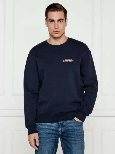 Guess Jeans Hanorac AMERICAN albastru