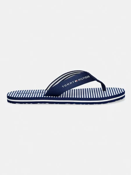 Dámske žabky Tommy Hilfiger Ithaca Stripe Summer preppy navy modrá