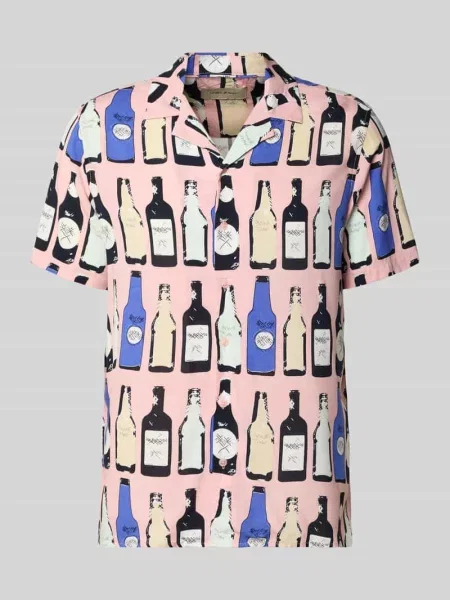 Koszula casualowa o kroju regular fit z model ANVAR' Blend niebieska
