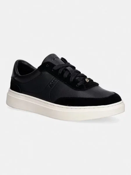 BOSS Kieran sneakers boty kožené černé