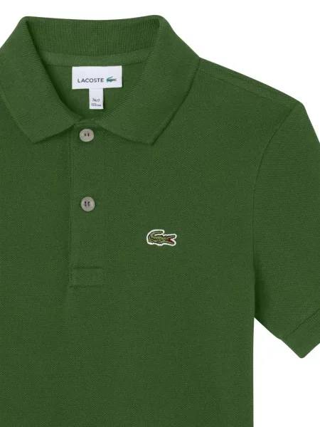 Koszulka polo dziecięca Lacoste zielona