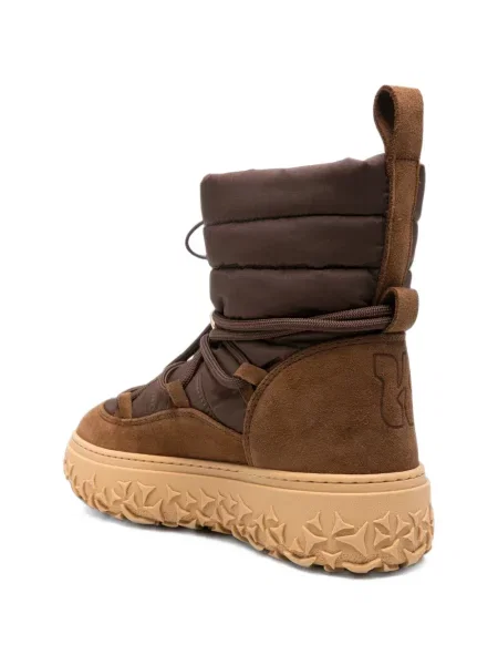 Botine Inuikii din piele de căprioară maro