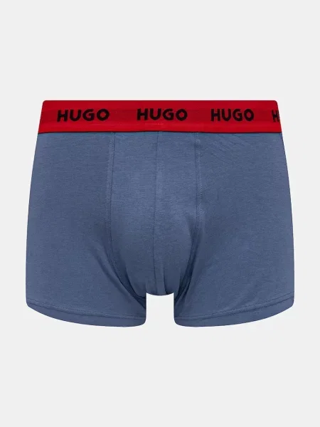 Боксери HUGO TRUNK TRIPLET PACK червоний