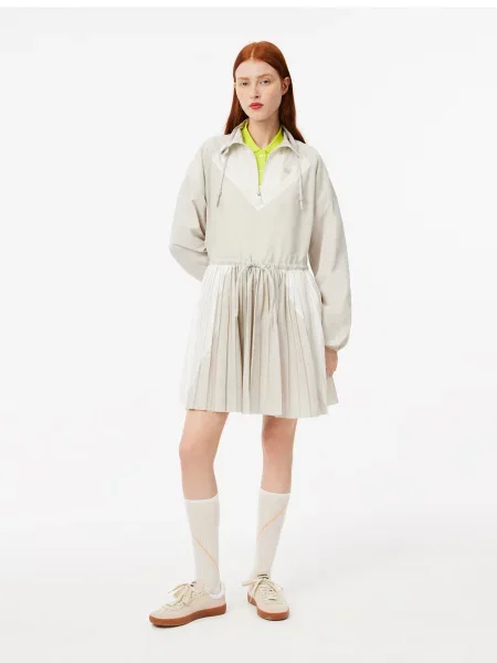 Сукня міді Lacoste сірий
