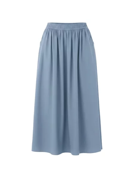 Plisirana plisirana suknja Eleh iznad koljena plava