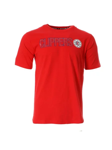 T-shirt NBA La Clippers czerwony