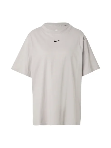 Nike Sportswear Marškinėliai Essentials šviesiai pilka juoda