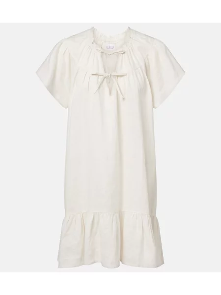 Rochie Velvet de in alb