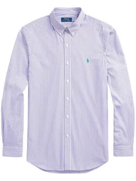 Πλεκτά τρέξιμο sneakers Polo Ralph Lauren με κορδόνια μωβ