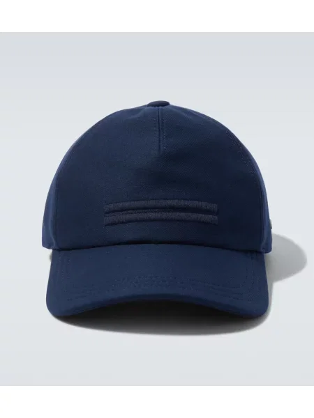 Șapcă Zegna cu broderie albastru