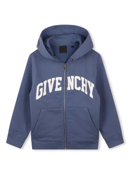 Bluza z kapturem dziecięca Givenchy niebieska