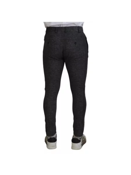 Skinny spodnie Dolce And Gabbana czarne