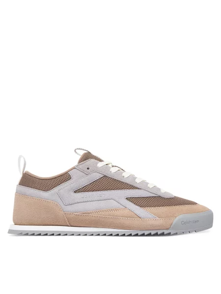 Tenisice Calvin Klein Low Pro Runner Mix Mat smeđa