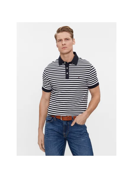 Tommy Hilfiger Pólóing Slim Fit sötétkék