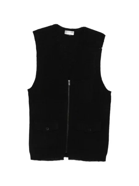 Vestă Yohji Yamamoto tricotate negru
