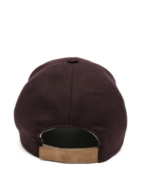 Șapcă Eleventy cu broderie violet