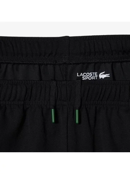Lacoste Szorty Sportowe Ultra Dry I Regular Fit czarne