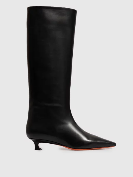 Шкіряні чоботи Santoni чорні