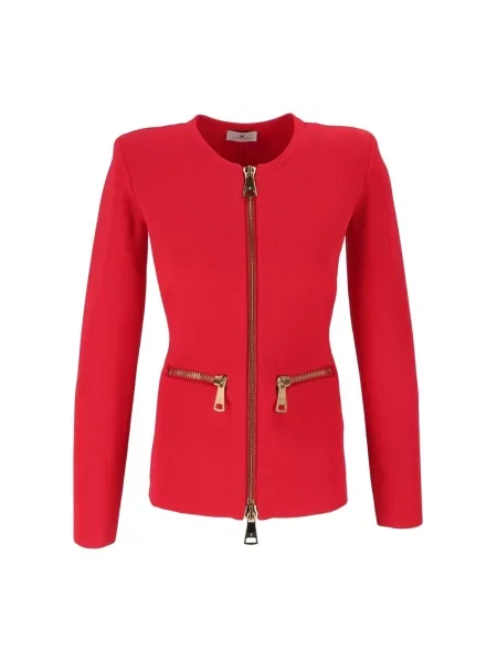 Sweter Elisabetta Franchi czerwony